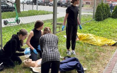 Симуляційні змагання з домедичної допомоги між студентами спеціальності “Медсестринство”, ОПП “Лікувальна справа”, “Сестринська справа” (групи 1 ЛС-1 та 1 МС-2)