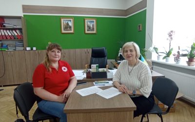 Робоча зустріч з представницею  ГО “Львівська обласна організація товариства Червоного Хреста України” Юлією Бенькалович.